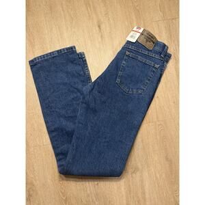 Wrangler Men's Regular Fit Straight Leg Blue Jeans 29x34